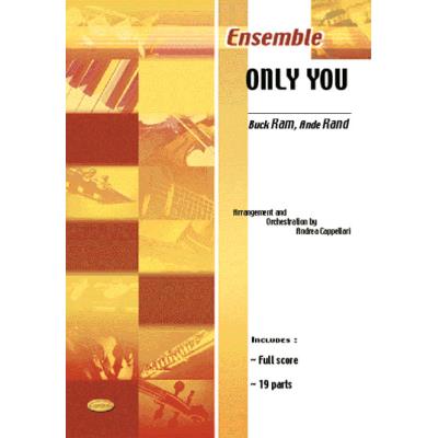 Partitions jazz&blues CARISCH RAND RAM - ONLY YOU - ENSEMBLE MUSICAL Orchestre