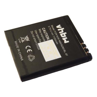 Batterie Li-Ion 1100mAh (3.7V) vhbw pour téléphone portable smartphone BEA-FON S30, S31, S31 EU001B comme MP-S-O, BL-5F.