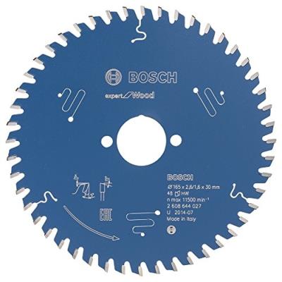 Bosch 2608644027 Lame De Scie Circulaire Expert For Wood 165 X 30 X 2,6 Mm 48