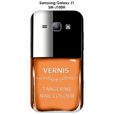 Coque Samsung Galaxy J1 - SM-J100H Vernis Tangerine