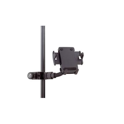 Interfaces audio K&M 19745-000-55 SUPPORT POUR SMARTPHONE NOIR A CLAMPER iPhone - iPad