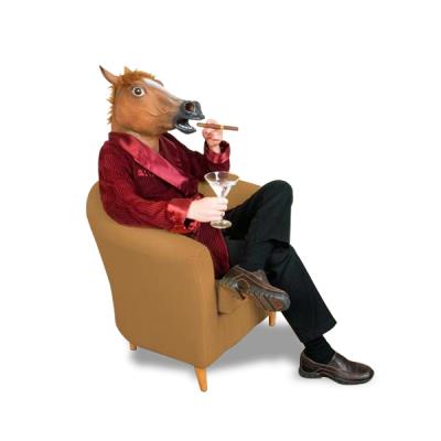 Masque tête de cheval déguisement en latex costume
