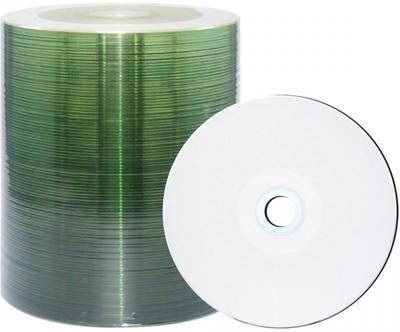 CD-R 48x, imprimable blanc full-surface, 100 pièces en bulk