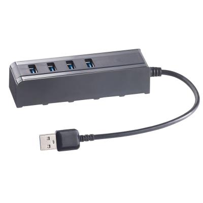 Hub USB 3.0 avec 4 ports, jusqu'à 5 Gbps