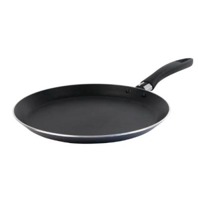 Crealys 506660 crêpière aluminium brume noir / gris 24 cm