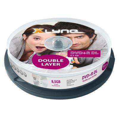 Xlyne dvd+r dl 8.5gb 10 pack