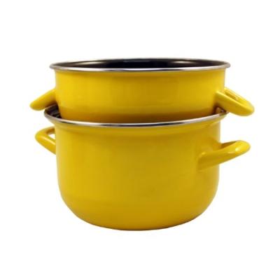 BAUMALU 312869 MARMITE À MOULES 24 CM JAUNE