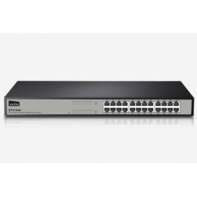 Netis st3124g switch rackable 24 ports gigabit fanless netis system co.ltd