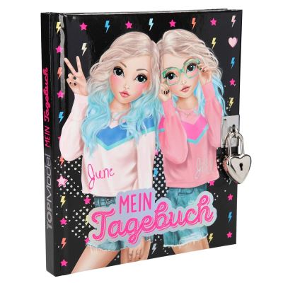 Depesche 10192 Journal Intime avec Cadenas TOPModel, Noir, Multicolore