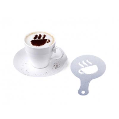 Pack de 16 pochoirs pour tasse de café deco maison ustensile cuisine