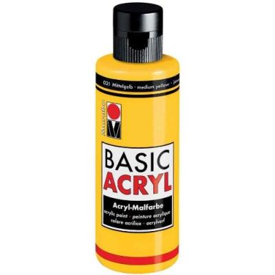 Marabu peinture acrylique basicacryl, noir, 80 ml 120004073