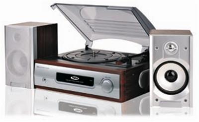Tourne disques + 2 haut-parleurs