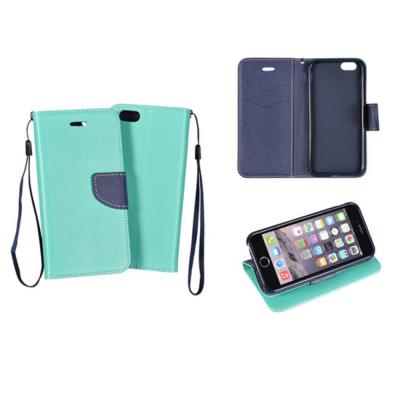 Etui latéral BCF pour Apple iPhone 5 5S SE -mint navy