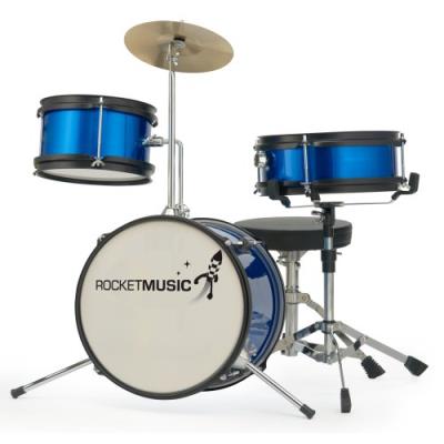 Rocket dkj01bl kit de batterie junior 3 pièces bleu