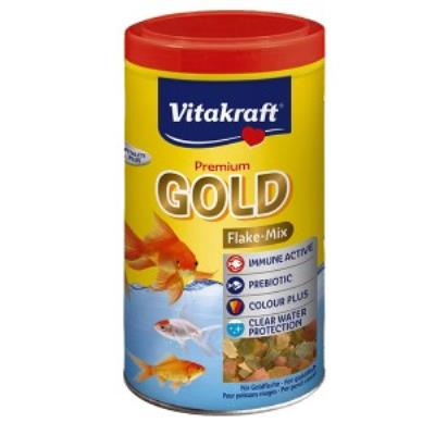 Gold Aliment En Flocons Pour Poissons Rouges 1 L - Vitakraft