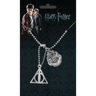 Plaque d'identité Harry Potter Crest and Hallows