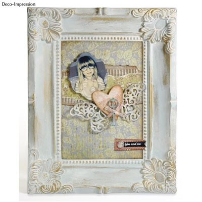Matrice découpe et embossage thinlits sizzix 3en1 heavenly - sizzix