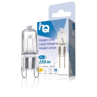 Halogen lamp capsule g6.35 20 w 250 lm 2 800k hq