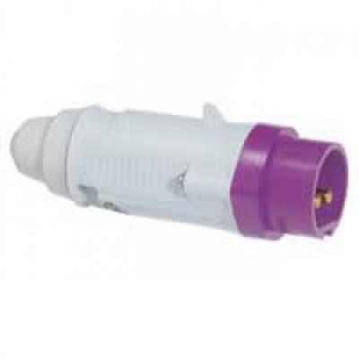 Legrand Mauve Fiche Droite Mâle 16 Ampères 2P Ip44 - 055221