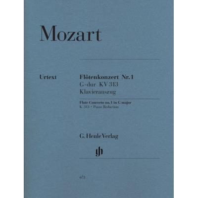 Partitions classique HENLE VERLAG MOZART W.A. - CONCERTO FOR FLUTE AND ORCHESTRA G MAJOR KV 313 Flûte traversière