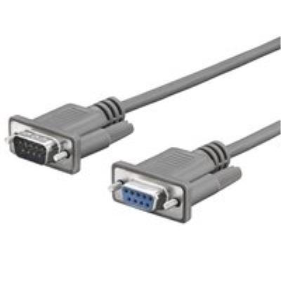 Vivolink pro rs232 cable m - f 3 m d-sub 9 m - d-sub 9 f., prors3 (d-sub 9 m - d-sub 9 f. high flexible jacket. gold plated conn