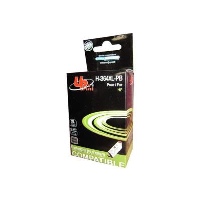 UPrint H-364XL-PB - XL grootte - fotozwart - gereviseerd - inktcartridge (alternatief voor: HP 364XL, HP 364)
