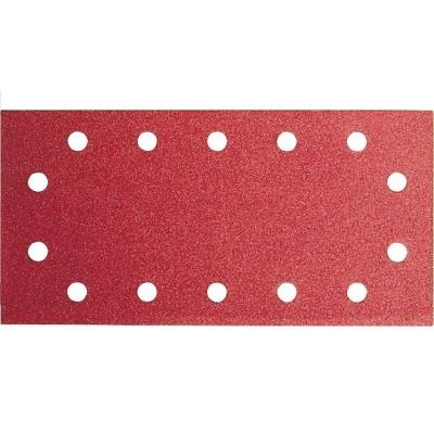 Abrasif pour Ponceuse Bosch 10 Feuilles Abrasives C430 pour Ponceuse Vibrante - 115 X 230 Mm - 14 Trous - Grain 4X60 / 4X120 / 2X180