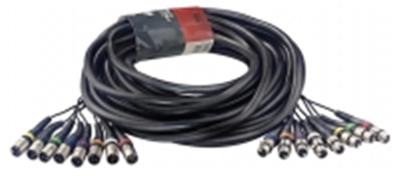 Stagg Multicâble 8 x XLR F/8 x XLR M 15m