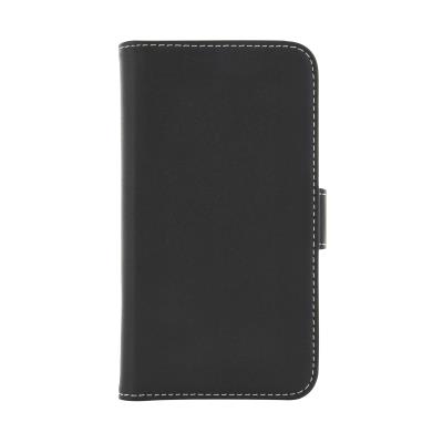 Coque et porte-cartes avec miroir noir, intérieur blanc  pour Samsung Galaxy S6 HOLDIT - 612021 Noir