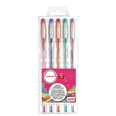 Stylo Bille Encre Gel Metallise - Pochette De 5