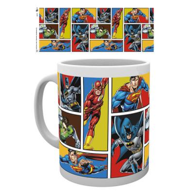 Tasse de ceramique DC Comics Justice League Grid