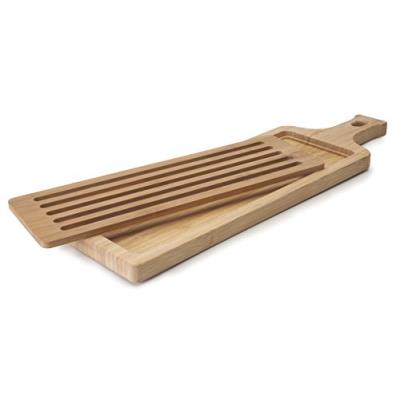 Lacor 60495 - planche coupe pain bambou, couleur bois