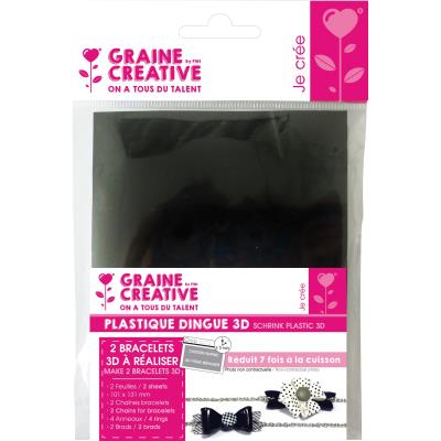 Kit Plastique Dingue - 2 bracelets 3D : Noeud pap. - Plastique dingue