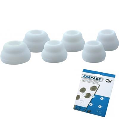 Oreillettes - Embouts de Remplacement pour Ecouteurs intra auriculaires - Blanc