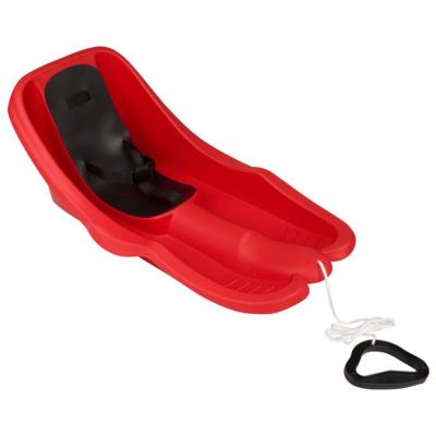Nijdam Luge en plastique pour bébé rouge/noir