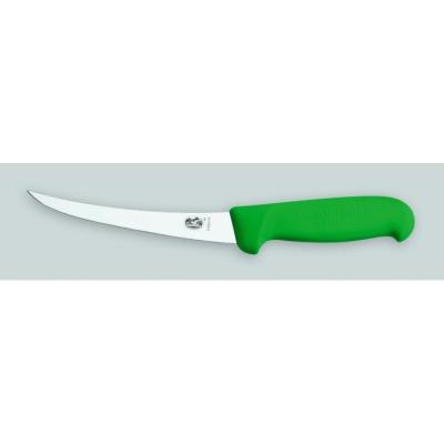 Couteau à désosser lame renversée 15cm, manche fibrox vert Victorinox