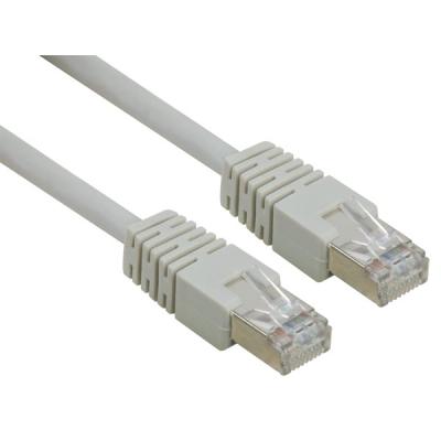 Tcr66ss010i - Câble Réseau Sstp/Pimf - Cat6 - Connecteur 8p8c Mâle Vers Connecteur 8p8c Mâle / Cca / Vrac / Ivoire / 1.0m