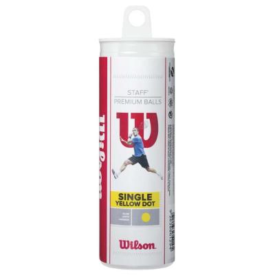Balles squash Wilson Staff Squash 3 Ball Tube Dot - Taille :1 ball