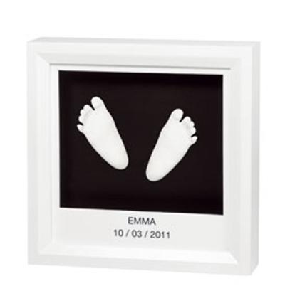 Cadre Baby Art Sculpture 3D Blanc
