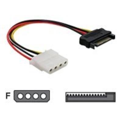 Delock - Câble D'alimentation - Alimentation Sata (M) Pour Alimentation Interne 4 Plots (F) - 12 Cm