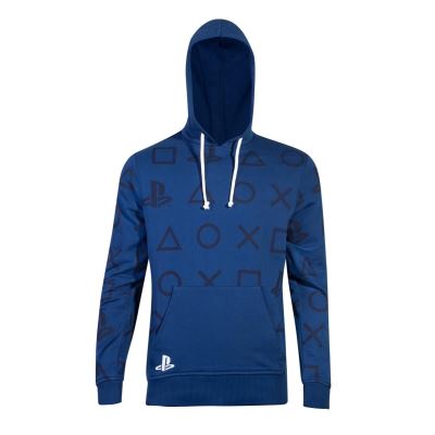Sweat A Capuche - Playstation - Aop Icons - Taille Xl