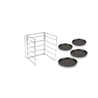 GUARDINI PIZZA&MANIA Set De 4 Boîtes Cadeaux Spécial Pizza Noir - Maison