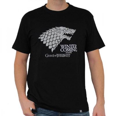 Game Of Thrones Tee shirt Homme - Winter is coming - Noir - XL