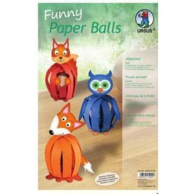 Ursus designstreifen funny paper balls waldtiere 23280099