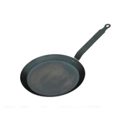 DE BUYER, DEPUIS 1830-FORCE BLUE-5303.20-POÊLE À CRÈPES EN TÔLE BLEUE 2MM Ø 20