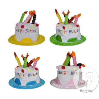 chapeau en mousse happy birthday mix - 1