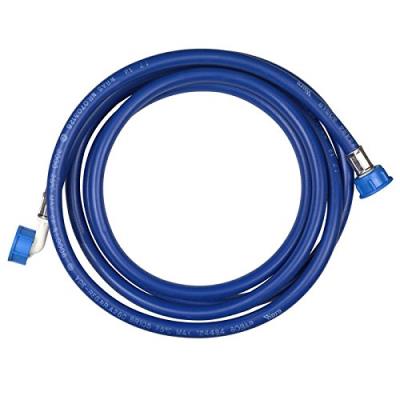 Wpro taf358 tuyaux d'alimentation eau froide 25° droit / coudé femelle / femelle 3,5 m
