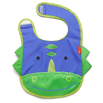 Skip*hop bavoir motif dinosaure bleu