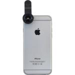 Objectif 3 En 1 Pour Smartphone - Fisheye 210°, Grand Angle 120°, Macro 25x, Pince Universelle
