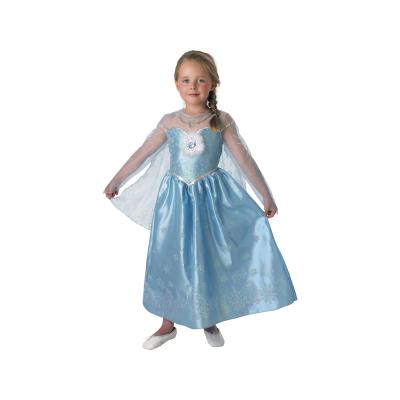 Costume de Elsa luxe La reine des Neiges pour fille - 5-6 ans